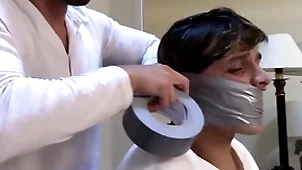 Tapegagged axel franco in bondage movie preview