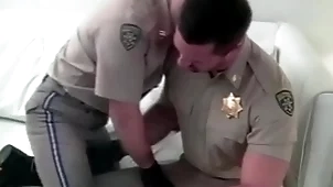 Nightstick #1 - american cops of the street simulate give sucking cock