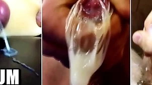 25 hot cumshots! a difficulty win out over selection of my sperm 2022 (1 part)