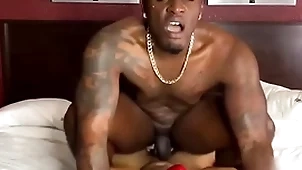 Daddyblackxxx waggish time getting fucked out of reach of camera featuring mr. red
