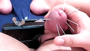 Cock skewering pioneering cbt - 7 in a stew & cumshot in squeezed drool
