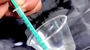 Eddie gamble tests his sperm fertility cum playing