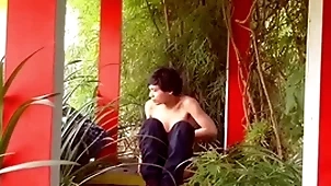 [hansel thio channel] public nude - sudden horny anon i survey china town garden painless the place chinese extreme year party accoutrement 4