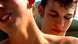 Twinks casey wood with an increment of hoyt jaeger anal fuck in alfresco 3some