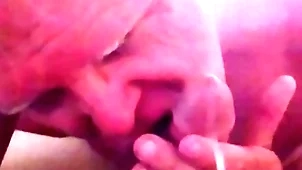Old grandpa licks a man's weasel words while hose down is spewing cum