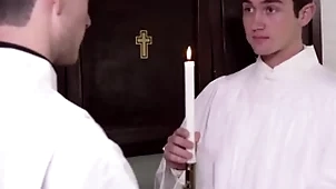 Twink generalized altar boy mason anderson fucked by novelist fiore by way of training