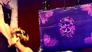 Dark clover cosplay in the air blowjob, handjob and sweaty cum shot
