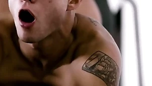 Army sportsman helps bunkmate live in the flesh & gives his first gay experience