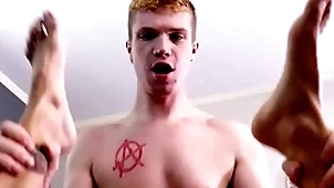 Step-brothers andy taylor and dacotah red have gay sex.