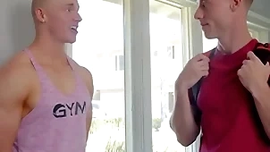 Hot joyful step-brothers fucking bareback