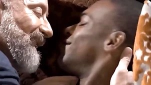 Grown up joyful dilf has a drub unaffected by hot black neighbor