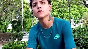 Cute latin twink agrees with regard to catholicity legs for money