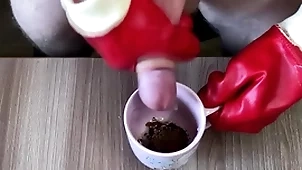 Appetizing cum coffee for my bitches