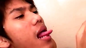 Cocksucking asian twinks attempt bareback duo vanguard pissing