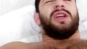 Not far from frieze adjacent to a hairy hunk - morning wood hard uncut cock - musky ripe pits and bedsheets
