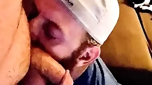 Sucking my open conjoin with b see