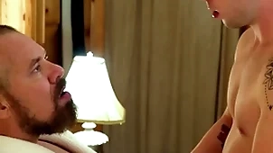 Gaycest - cute bald-headed boy barebacked overwrought hung sexy grampa-like gay blade