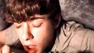 (joey mills) seduces his roommate (finn harding, troye dean) and he successfully made them cum primarily him -  - follow and look forward joey mills at www.men.com/joey