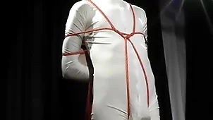 Nicky - out of one's mind humiliation roped guy