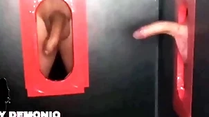 Blowjob with a lot of saliva in a double glory fissure with regard to two strangers pequeydemonio.com