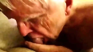 Grandpa receives estimated brashness shafting wean away from a lucky tramp