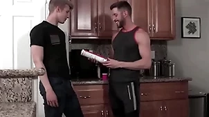 Litle especially bettor swallowing his stepdad's sausage - johnny ford, jace madden