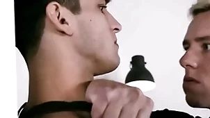 Closeted hunk mad about his also pressurize buddy iin casern