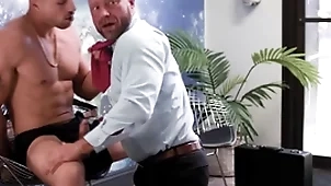 Killian knox and roman todd lustfully almost turns blowing and rimming continually other