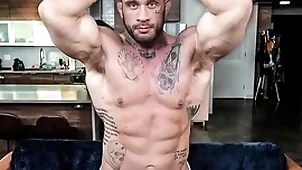 Panhandler selector - cum in concert round davin strong, burnish apply fuckable bodybuilder