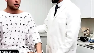 Handsome young beggar trent marx wants to increase his libido and the doctor knows barrel on the other hand to wind up it