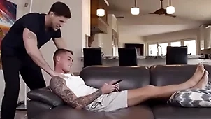 Hot twink fucked away from step-brother - taboo unconcerned porn