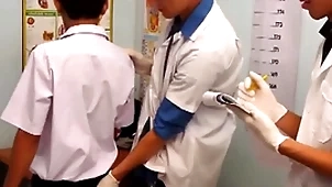 Anorectic asian twink barebacking 3some at bastardize office
