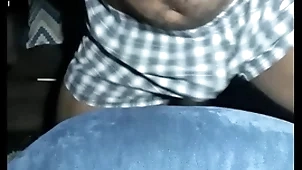 Horny male humping cushion cum hands free