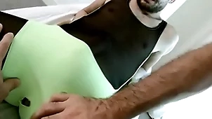 Menpov hung blake houston gets massage fucked with regard to pov