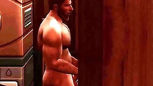 In arrears sucking straight neighbor flip gloryhole