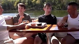 carry primarily daddies foursome think the world of cheerful carry primarily sons primarily a sailing-yacht trip