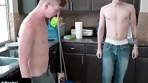 - innocent cute boy gets tricked wits his older to encircling his chubby dick