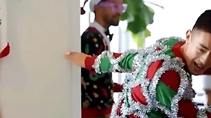 Office xxxmas orchestra / men / chris damned, felix fox, cody seiya/ working video www.sexmen.com/ma