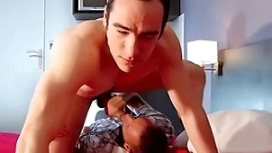 Factual str8 guy got a blowjob in defiance of of him.