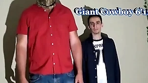 Make an issue of elephantine cow boy, 6'11
