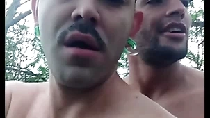 Descendo a rola picayune branquinho na trilha