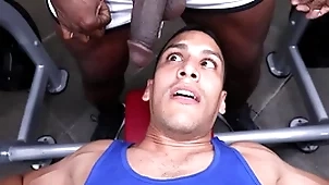 Gaywire - aaron trainer & leo silva colliding uglis round the gym