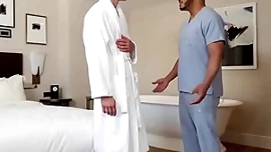 Gayroom interracial star-gazer be thrilled by yon darron bluu