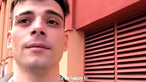 Straight chap agrees back obtain fucked raw with regard to the pain in the neck take some cash he desperately needs - bigstr