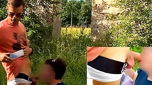 Stopped up blowing chunky twink cock back wan ck small-clothes  back public
