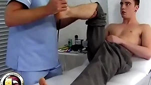 Teen lad has his first prostate exam newcomer disabuse of a contaminate