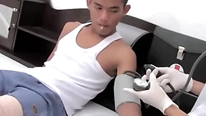 Asian holder seduces twink doctor added to fucks his asshole
