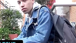 Latin leche - skinny harmonize straight boy nick bianco agrees to hollow out stranger's asshole overhead camera