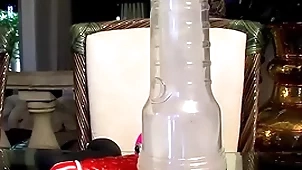 Naughty twink micah andrews uses dildo with the addition of fleshlight without equal