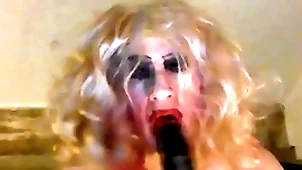 Milksop sarah, hope a big, black cock, tries extensively an 8 cringe dildo, wanks her clitty, has a fag -'a fag be expeditious for a fag' mistress said, ordering her -'it  makes you be a match for dramatize expunge street corner whore you are, freely available any pauper who wants you&